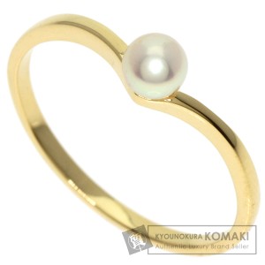 ミキモト MIKIMOTO  ベビーパール 真珠  リング・指輪 K18イエローゴールド レディース  中古