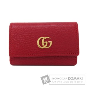 グッチ GUCCI 456118  GGマーモント  キーケース レザー レディース  中古