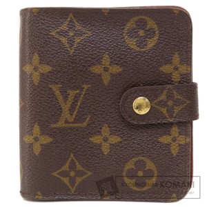 ルイヴィトン LOUIS VUITTON M61667  コンパクトジップ モノグラム  中古