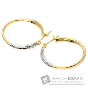 セレクトジュエリー SELECT JEWELRY  フープ  ピアス K18イエローゴールド K18    中古