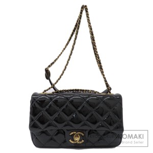 シャネル CHANEL  マトラッセ ココマーク ゴールド金具  ショルダーバッグ エナメル 中古