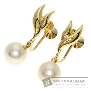 ミキモト MIKIMOTO  パール 真珠  イヤリング K18イエローゴールド レディース  中古