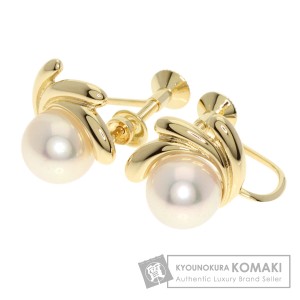 ミキモト MIKIMOTO  パール 真珠  イヤリング K18イエローゴールド レディース  中古