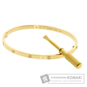 カルティエ CARTIER  ラブブレス SM ドライバー付き　#19  ブレスレット K18イエローゴールド 中古