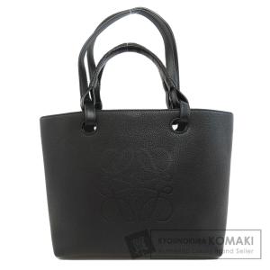 ロエベ】LOEWEナッパアイレ（ワンハンドル）アナグラムトートバッグ黒