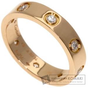 新発売 Cartier K18 ラブミーリング 下ら 3連 フルダイヤモンド カルティエ アクセサリー
