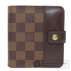 ルイヴィトン LOUIS VUITTON M61668  コンパクト・ジップ  二つ折り財布（小銭入れあり） 中古