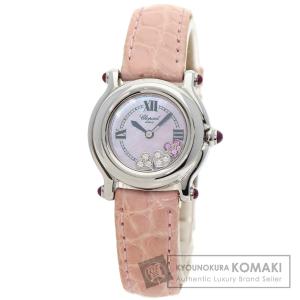 ショパール Chopard 27/8245  ハッピースポーツ  腕時計 金属製 革   レディース  中古