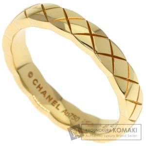 【Chanel】ココクラッシュ リング ラージ K18BG 11号・中古 CHANEL シャネル ココ クラッシュ リング ミディアム #51 J10817
