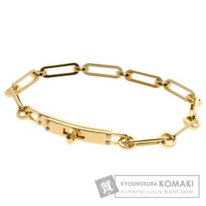エルメス HERMES  ケリー シェーヌ PM 6P ダイヤモンド  ブレスレット K18イエローゴールド 中古