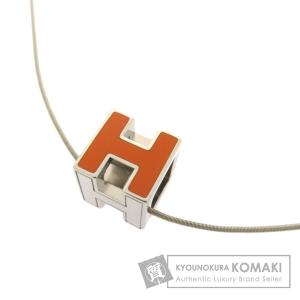 エルメス HERMES  Hキューブ  ネックレス 金属製 レディース  中古