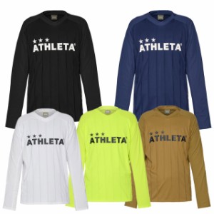 【メール便可】 23％OFF！ アスレタ サッカー フットサル トレーニングウェア プラクティスシャツ 長袖 プラシャツ ATHLETA2023FW 02394