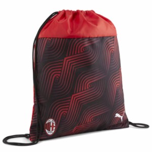 プーマ サッカー フットサル ACミラン フットボールコア ジムサック 約16L リュック かばん シューズバッグ レッド 090136-02