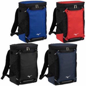 ミズノ 少年用 バックパック M バット収納可能 バッグ 24SS スクエア型 約30L 部活 チーム 遠征 旅行 野球 ジュニア 少年 子供 一般 大人