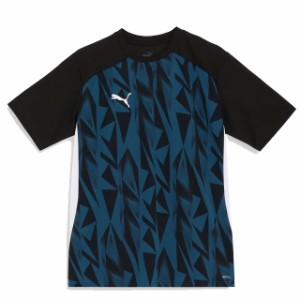 プーマ サッカー フットサル INDIVIDUAL プーマフットボール プロ 半袖 AOP Tシャツ オーシャントロピック プラクティスシャツ PUMA2024S