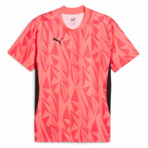 プーマ サッカー フットサル トレーニングウェア INDIVIDUAL ファイナル 半袖 シャツ サンセットグロー プラシャツ 【PUMA2024SS】 65950