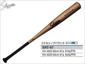 【久保田スラッガー】 硬式金属バット（中学生対応） BAT-67