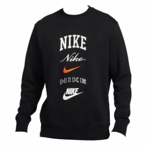 ナイキ サッカー フットサル クラブ フリース スウェットシャツ プルオーバー 長袖 トレーナー ブラック NIKE2024SS FN2611-010