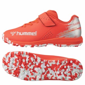 ヒュンメル サッカー フットサル ベルクロシューズ ジュニア プリアモーレ 6 アルファ VTF JR レッド トレーニングシューズ 【hummel2024