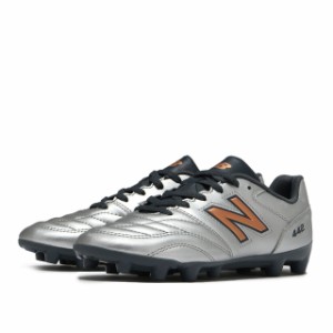 30％OFF！ ニューバランス サッカースパイク ジュニア 442 アカデミー JR HG シルバー 土 人工芝 【NewBalance2023Q3】 JS43HSV2M