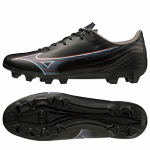 29％OFF！ 【ミズノ】 サッカースパイク ミズノアルファ SELECT ブラック 土 人工芝 天然芝 【mizuno2023Q1】 P1GA236501