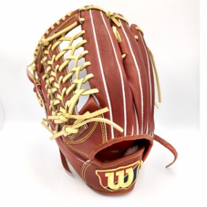 【ウィルソン】 硬式グラブ Wilson Staff DUAL D8 【硬式外野手用】 野球 グローブ 一般 大人 高校野球ルール対応 限定 左投げ WBW100759