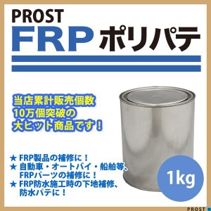 FRPポリエステルパテ　1kg　下地凹凸/平滑用/FRP補修/ポリパテ