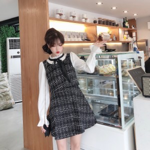 韓国 ファッション ツイード ワンピの通販｜au PAY マーケット