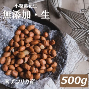 小粒落花生(生)(南アフリカ産) 500g らっかせい ぴーなっつ なま 殻なし 薄皮付き 無添加 無塩 無植物油 製菓材料 豆料理 ピーナッツ味噌