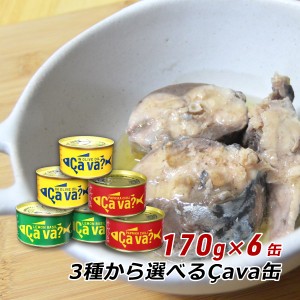 ギフト 贈答 お取り寄せ グルメ サバ缶 レシピ付き Cava缶 選べる国産さば缶詰 サヴァ缶 170g×6缶 国産 鯖缶 バーベキュー食材 送料無料