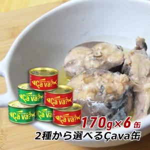 ギフト 贈答 お取り寄せ グルメ サバ缶 鯖缶 国産 Cava缶 選べる国産さば缶詰 サヴァ缶 170g×6缶 オリーブオイル レモンバジル 送料無料