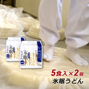 【ポイント倍々キャンペーン期間中 クーポン利用で10%OFF】 冷凍うどん 讃岐うどん 冷凍 香川 手打ち 無添加 氷眠うどん 5食入×2個 香川