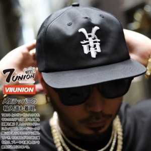 7union キャップ メンズ 春夏秋冬用 黒 セブンユニオン 公式 帽子 cap 浅め スナップバックキャップ おしゃれ かっこいい 野球帽 シンプ