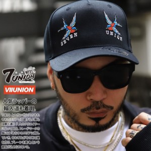 7union キャップ メンズ 春夏秋冬用 黒 セブンユニオン 公式 帽子 cap 深め カーブバイザー スナップバックキャップ おしゃれ かっこいい