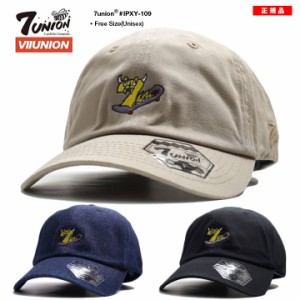 7union キャップ メンズ レディース 春夏秋冬用 全3色 セブンユニオン 公式 帽子 cap ローキャップ 浅め ベースボールキャップ おしゃれ 