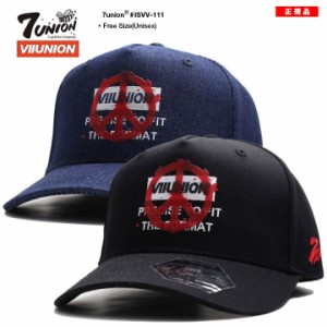 7union キャップ メンズ レディース 春夏秋冬用 デニム/黒 セブンユニオン 公式 帽子 cap ぼうし 深め スナップバックキャップ おしゃれ 