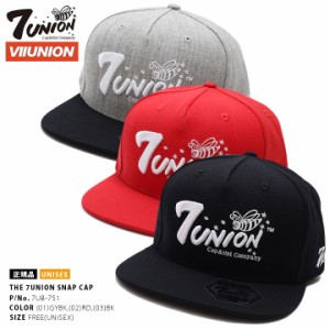 ラッパー輪入道着用 7union キャップ メンズ レディース 春夏秋冬用 全3色 セブンユニオン 公式 帽子 cap ぼうし 深め スナップバックキ