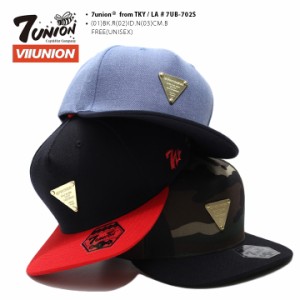 7union キャップ メンズ レディース 春夏秋冬用 全3色 セブンユニオン 公式 帽子 cap ぼうし 深め スナップバックキャップ おしゃれ かっ