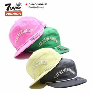 7union キャップ メンズ レディース 春夏秋冬用 全4色 セブンユニオン 公式 帽子 cap 深め スナップバックキャップ ダッドキャップ おし