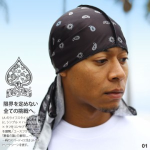 ACE FLAG ドゥーラグ メンズ レディース 春夏秋冬用 全8色 エースフラッグ Du-Rag タイダウンキャップ ストッキング キャップ 衣装 バン