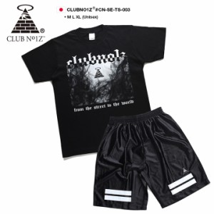 スポーツ ジム ウェア メンズ レディース 上下セット クラブノイズ CLUB NO1Z セットアップ 込 半袖 Tシャツ ジャージ ハーフパンツ 夏 