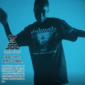 CLUB NO1Z Tシャツ 半袖 メンズ レディース 黒 大きいサイズ クラブノイズ おしゃれ ビッグシルエット ピラミッド 大理石柄 十字架 b系 