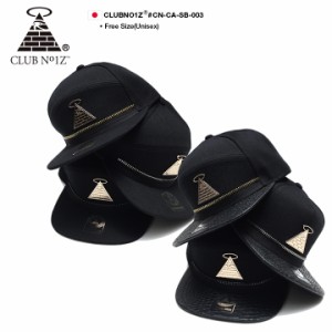 CLUB NO1Z キャップ メンズ レディース 春夏秋冬用 黒 クラブノイズ 帽子 cap 深め スナップバックキャップ おしゃれ 切り替え ピラミッ