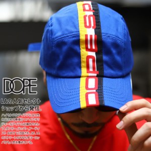 DOPE キャップ メンズ レディース 春夏秋冬用 青 ドープスポーツ 帽子 cap 浅め スナップバックキャップ ジェットキャップ ライン トリコ