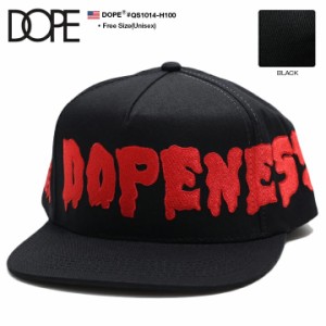 DOPE × Jirat キャップ メンズ レディース 春夏秋冬用 黒 ジラット 限定 コラボ ドープ 帽子 cap 深め スナップバックキャップ おしゃれ