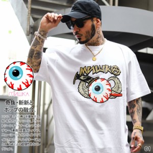 MISHKA Tシャツ 半袖 メンズ 白 黒 大きいサイズ ミシカ ウィングマーク KEEPWATCH キープウォッチ ビッグシルエット オーバーサイズ b系