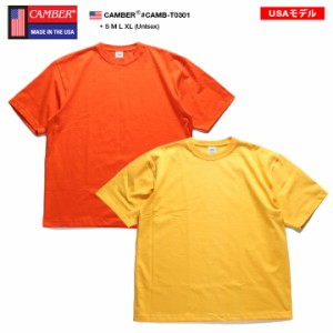CAMBER Tシャツ 半袖 メンズ レディース 春夏用 全2色 大きいサイズ キャンバー アメリカ製 おしゃれ かっこいい 無地 厚手 8オンス 301 