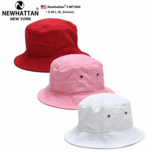 NEWHATTAN ハット メンズ レディース 春夏秋冬用 全3色 大きいサイズ ニューハッタン 帽子 hat バケットハット バケハ おしゃれ かっこい
