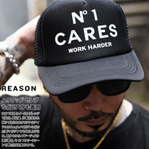 REASON キャップ メッシュキャップ メンズ 黒 リーズン メッシュ 帽子 cap 深め スナップバックキャップ おしゃれ かっこいい シンプル N