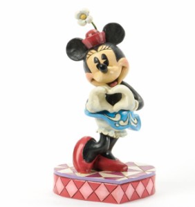 ジムショア ミニーマウス ハートをあなたに ディズニー 4037519 I Heart You Minnie Love Symbol Figurine Jim Shore □